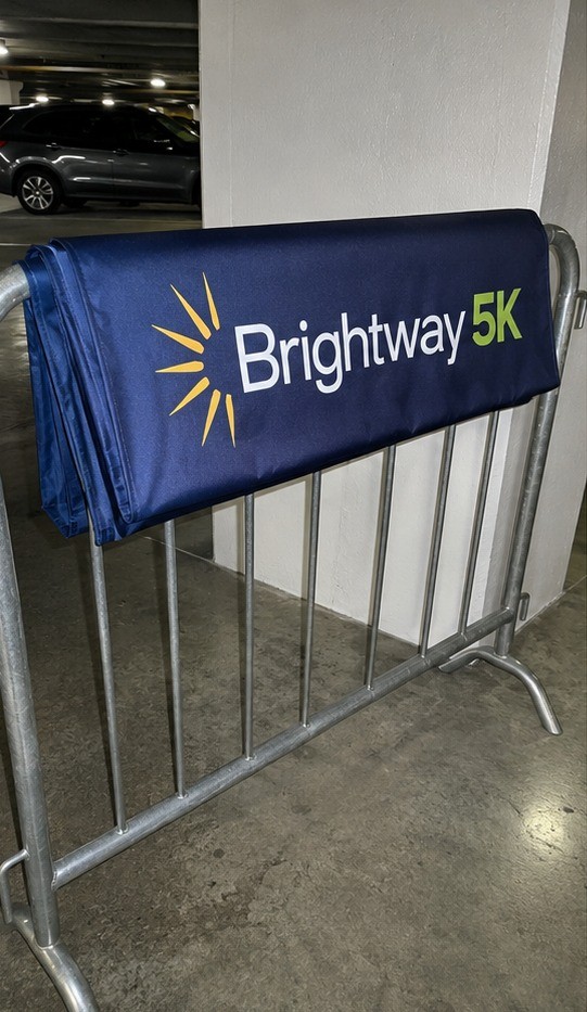 Customer photo of custom barricade covers 1